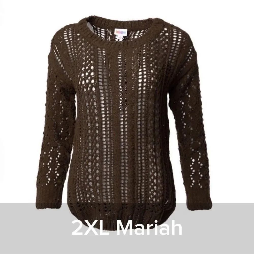 Lularoe Mariah Sweater Open Knit - Size 2XL